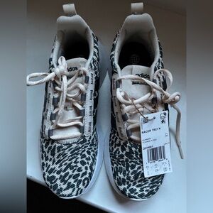 Adidas Racer TR21 K Black and White Sneakers